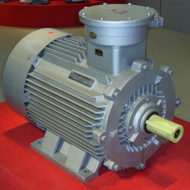 YBBP-180L-4防爆电机45°角实拍